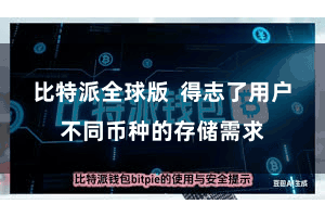 比特派全球版  得志了用户不同币种的存储需求